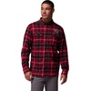 Columbia Men’s Collegiate Flare Gun Flannel Long Sleeve Shirt(Sc – Beet Tartan)