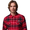Columbia Men’s Collegiate Flare Gun Flannel Long Sleeve Shirt(Uga – Bright Red Tartan)