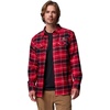 Columbia Men’s Collegiate Flare Gun Flannel Long Sleeve Shirt(Uga – Bright Red Tartan)