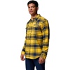 Columbia Men’s Collegiate Flare Gun Flannel Long Sleeve Shirt(Um – Yellow Tartan)