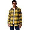 Columbia Men’s Collegiate Flare Gun Flannel Long Sleeve Shirt(Um – Yellow Tartan)