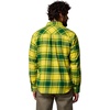 Columbia Men’s Collegiate Flare Gun Flannel Long Sleeve Shirt(Uo – Fuse Green Tartan)