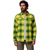 Columbia Men’s Collegiate Flare Gun Flannel Long Sleeve Shirt(Uo – Fuse Green Tartan)