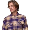 Columbia Men’s Collegiate Flare Gun Flannel Long Sleeve Shirt(Uw – Uw Purple Tartan)