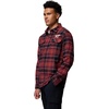 Columbia Men’s Collegiate Flare Gun Flannel Long Sleeve Shirt(Vt – Deep Maroon Tartan)