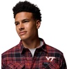 Columbia Men’s Collegiate Flare Gun Flannel Long Sleeve Shirt(Vt – Deep Maroon Tartan)