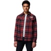 Columbia Men’s Collegiate Flare Gun Flannel Long Sleeve Shirt(Vt – Deep Maroon Tartan)
