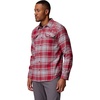 Columbia Men’s Collegiate Flare Gun Flannel Long Sleeve Shirt(Waz – Red Velvet Tartan)