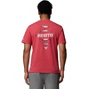 Columbia Mens Collegiate PFG Tee Short Sleeve(Os – Intense Red Heather)