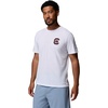 Columbia Mens Collegiate PFG Tee Short Sleeve(Sc – White)