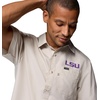 Columbia Men’s Collegiate Slack Tide Camp Shirt(Lsu – Dark Stone)