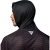 Columbia Men’s Collegiate Super Terminal Tackle Hoodie(Ark – Black/Red Velvet)