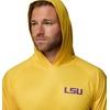 Columbia Men’s Collegiate Super Terminal Tackle Hoodie(Lsu – Yellow/Vivid Purple)