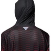 Columbia Men’s Collegiate Super Terminal Tackle Hoodie(Os – Black/Intense Red)