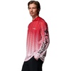 Columbia Men’s Collegiate Super Terminal Tackle Hoodie(Uga – Bright Red/White)