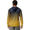 Columbia Men’s Collegiate Super Terminal Tackle Hoodie(Um – Collegiate Navy/Yellow)