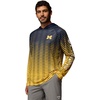 Columbia Men’s Collegiate Super Terminal Tackle Hoodie(Um – Collegiate Navy/Yellow)