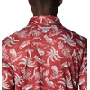 Columbia Men’s Collegiate Super Terminal Tackle Polo(Ala – Red Velvet Dorado Isle Print)
