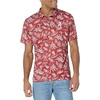 Columbia Men’s Collegiate Super Terminal Tackle Polo(Ala – Red Velvet Dorado Isle Print)