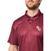 Columbia Men’s Collegiate Super Terminal Tackle Polo(Fsu – Cabernet Patchwork Palms)