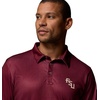 Columbia Men’s Collegiate Super Terminal Tackle Polo(Fsu – Cabernet Patchwork Palms)