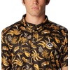 Columbia Men’s Collegiate Super Terminal Tackle Polo(Iw – Black Dorado Isle Print)