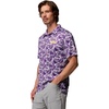 Columbia Men’s Collegiate Super Terminal Tackle Polo(Lsu – Vivid Purple Roosters)