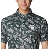 Columbia Men’s Collegiate Super Terminal Tackle Polo(Ms – Spruce Dorado Isle Print)