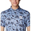 Columbia Men’s Collegiate Super Terminal Tackle Polo(Nc – White Cap Dorado Isle Print)