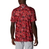 Columbia Men’s Collegiate Super Terminal Tackle Polo(Neb – Bright Red Dorado Isle Print)