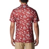 Columbia Men’s Collegiate Super Terminal Tackle Polo(Ok – Red Velvet Dorado Isle Print)