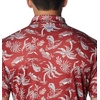 Columbia Men’s Collegiate Super Terminal Tackle Polo(Ok – Red Velvet Dorado Isle Print)