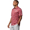 Columbia Men’s Collegiate Super Terminal Tackle Polo(Os – Intense Red Roosters)