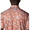 Columbia Men’s Collegiate Super Terminal Tackle Polo(Tex – Cedar Dorado Isle Print)