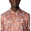 Columbia Men’s Collegiate Super Terminal Tackle Polo(Tex – Cedar Dorado Isle Print)