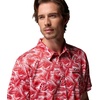 Columbia Men’s Collegiate Super Terminal Tackle Polo(Uga – Bright Red Roosters)
