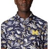 Columbia Men’s Collegiate Super Terminal Tackle Polo(Um – Collegiate Navy Dorado Isle Print)