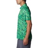 Columbia Men’s Collegiate Super Terminal Tackle Polo(Uo – Fuse Green Dorado Isle Print)