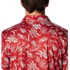 Columbia Men’s Collegiate Super Terminal Tackle Polo(Waz – Red Velvet Dorado Isle Print)