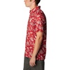Columbia Men’s Collegiate Super Terminal Tackle Polo(Waz – Red Velvet Dorado Isle Print)