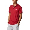 Columbia Men’s Collegiate Tech Trail Polo(Ark – Red Velvet)