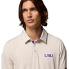 Columbia Men’s Collegiate Tech Trail Polo(Lsu – Dark Stone)