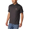 Columbia Men’s Collegiate Tech Trail Polo(Uga – Black)