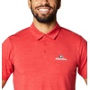 Columbia Men’s Collegiate Tech Trail Polo(Uga – Bright Red)