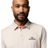 Columbia Men’s Collegiate Tech Trail Polo(Uga – Dark Stone)