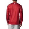 Columbia Men’s Collegiate Terminal Tackle Heather Long Sleeve Shirt(Ala – Red Velvet Heather)