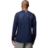 Columbia Men’s Collegiate Terminal Tackle Heather Long Sleeve Shirt(Aub – Collegiate Navy)
