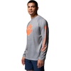 Columbia Men’s Collegiate Terminal Tackle Heather Long Sleeve Shirt(Cle – Columbia Grey Heather)