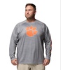 Columbia Men’s Collegiate Terminal Tackle Heather Long Sleeve Shirt(Cle – Columbia Grey Heather)