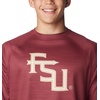 Columbia Men’s Collegiate Terminal Tackle Heather Long Sleeve Shirt(Fsu – Cabernet Heather)